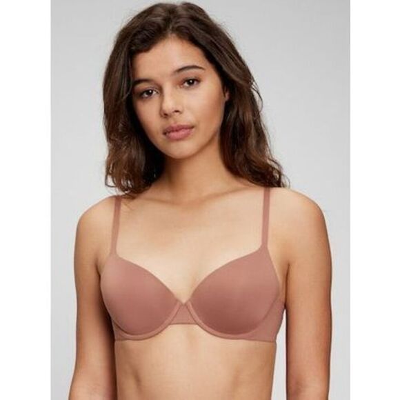 GapBody Women’s Everyday T-Shirt Bra Mauve Brown – NWT, Multiple Sizes - Picture 1 of 2
